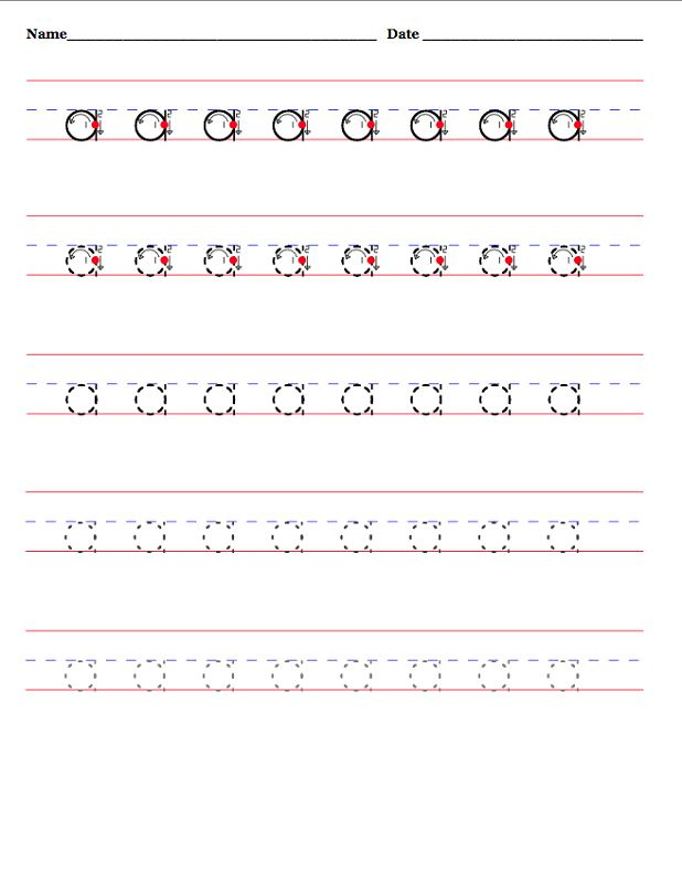 Tracing Lowercase A In 2020 Learning To Write Kids Worksheets 