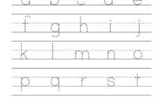 Tracing Lowercase Letters PRINTABLE Kids Worksheets