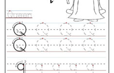 Tracing Page Of The Letter Q Worksheets In 2020 Alphabet Worksheets