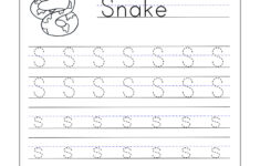 Tracing Page Of The Letter S Worksheets Name Tracing Generator Free