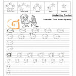 Tracing Uppercase And Lowercase Letter Gg English ESL Worksheets For