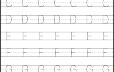 Tracing Uppercase Letters Capital Letters 3 Worksheets FREE