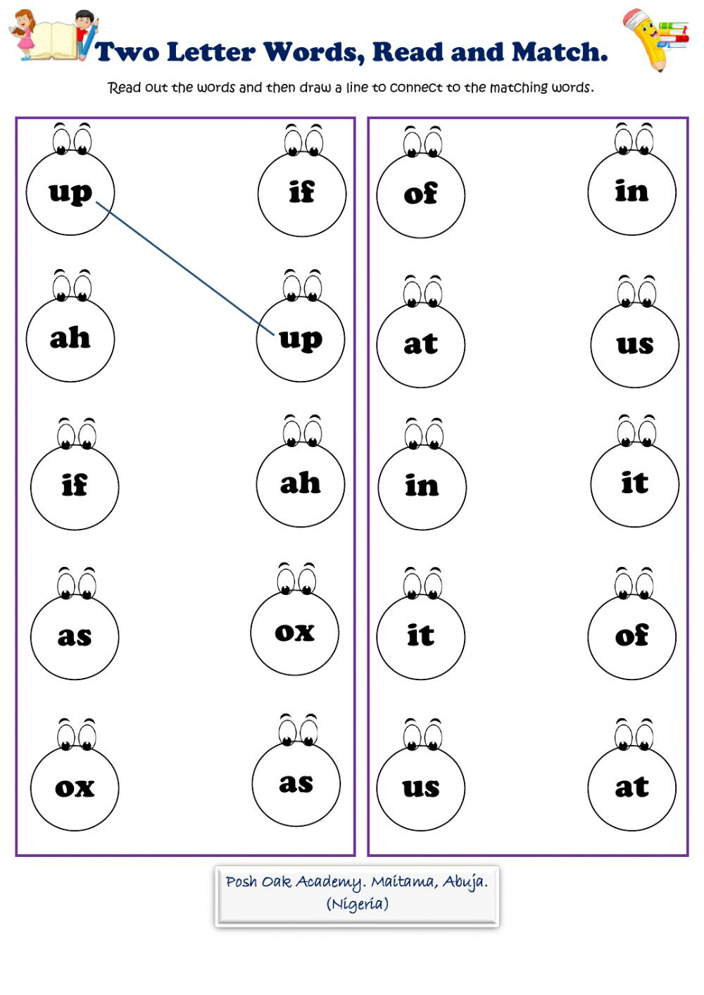 Two Letter Words Tracing Worksheets Dot To Dot Name Tracing Website