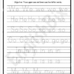 Two Letter Words Tracing Worksheets EnglishBix