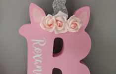 Unicorn Letters Unicorn Decorations Nursery Decoration