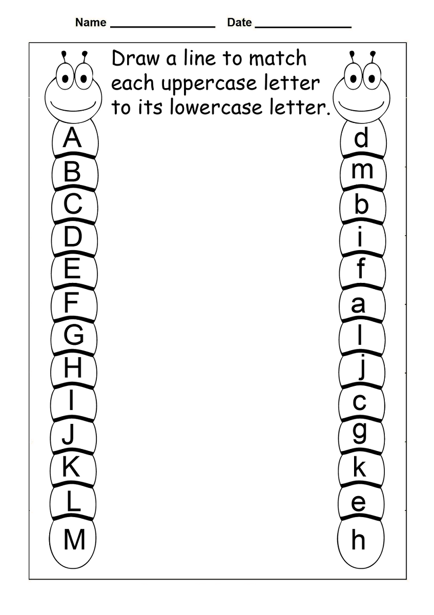 Uppercase And Lowercase Alphabet 101 Printable