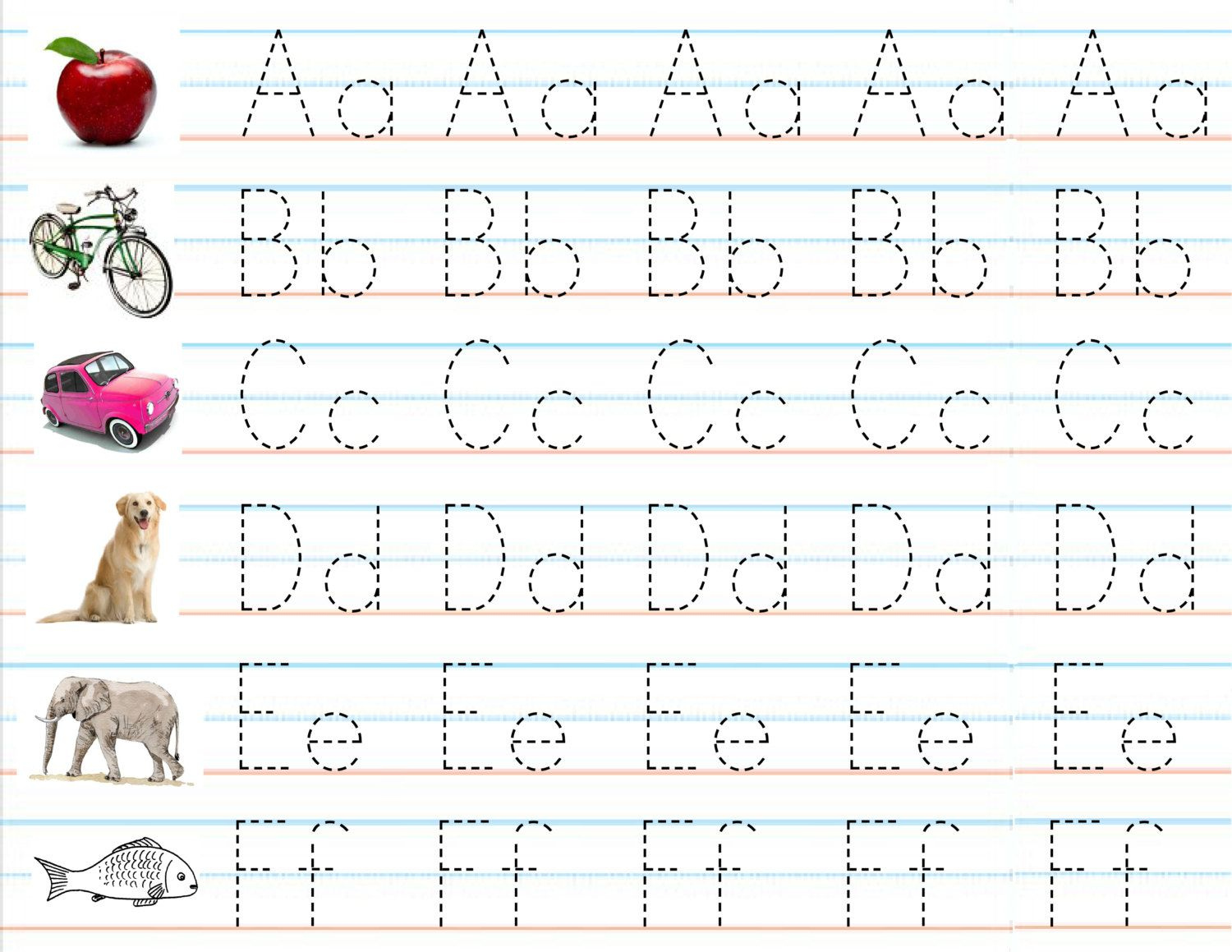WRITING PRACTICE ABC Google Search Alphabet Practice Worksheets 