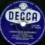 1955 Uk No. 1 Christmas Alphabet 78 Dickie Valentine Decca F 10628 E /V+ In Christmas Alphabet 1955