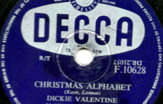 1955 Uk No. 1 Christmas Alphabet 78 Dickie Valentine Decca F 10628 E-/V+ in Christmas Alphabet 1955