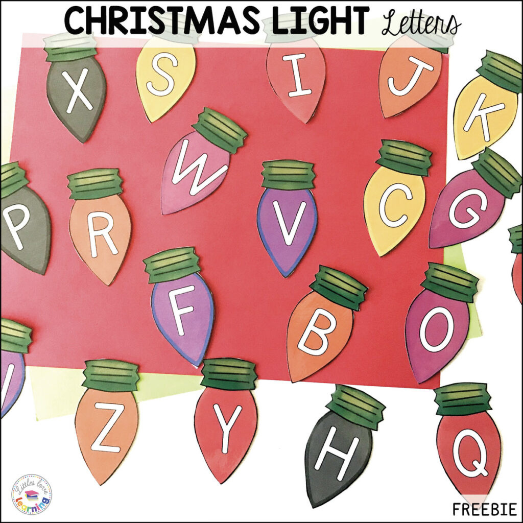 20+ Magical Preschool Christmas Activities (Includes Freebies!) in Christmas Alphabet Activities For Preschoolers