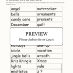 A Christmas Word For Each Letter   Enchanted Learning Within Christmas Words For Each Letter Of The Alphabet