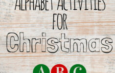 Alphabet Activities For Christmas - The Educators' Spin On It intended for Christmas Alphabet Activities