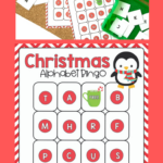 Alphabet Bingo   Christmas Theme Throughout Christmas Alphabet Bingo