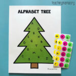 Alphabet Christmas Tree   Teaching Mama Inside Christmas Alphabet Activities For Preschoolers