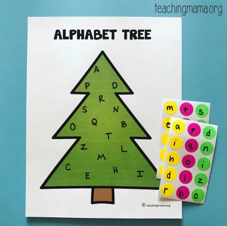 Christmas Alphabet Activities For Preschoolers