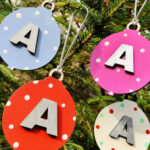 Alphabet Letter Bauble Christmas Tree Decorationcraft Heaven Regarding Alphabet Christmas Baubles