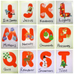 Christmas Abc'S For Christmas Words Every Letter Alphabet