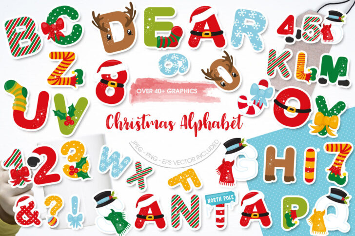 Christmas Themed Alphabet