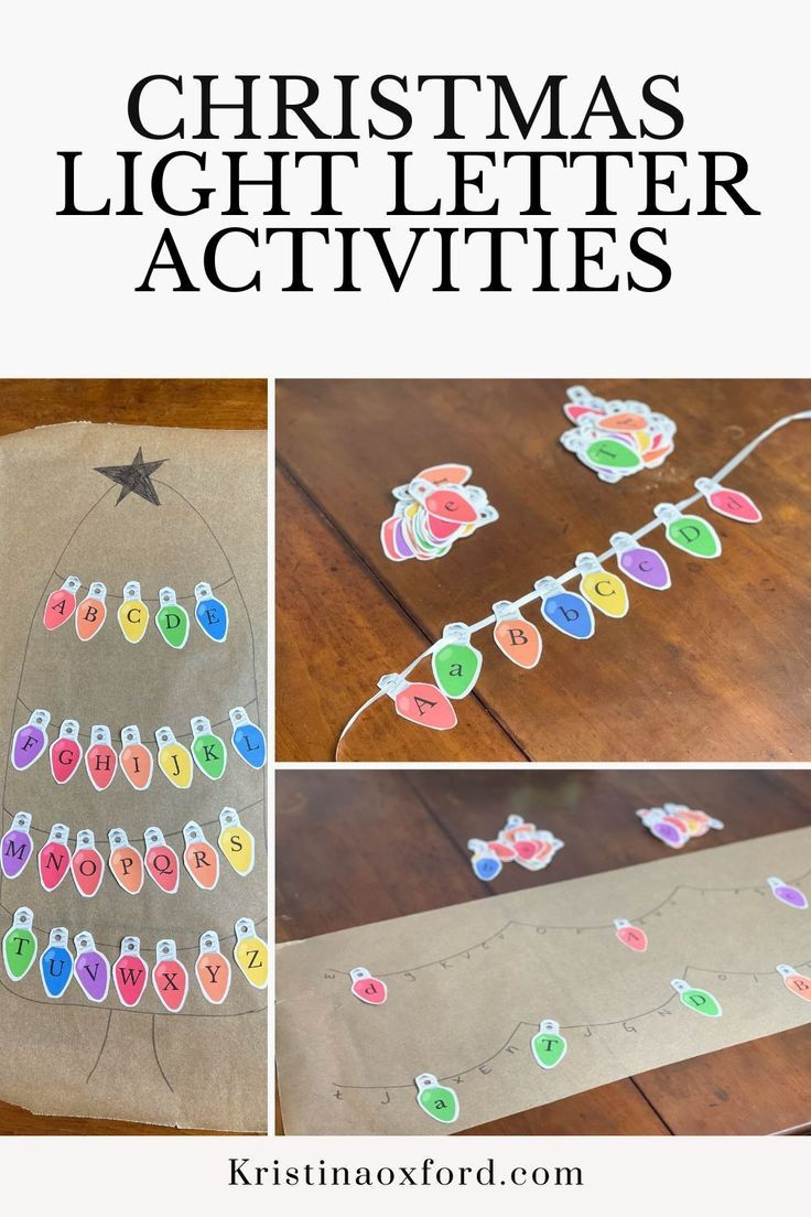 Christmas Alphabet Activity For Kindergarten pertaining to Christmas Alphabet Activities For Preschoolers