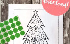 Christmas Alphabet Activity {Totally Free Instant Download} for Christmas Alphabet Activities
