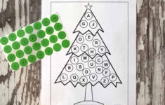 Christmas Alphabet Activity {Totally Free Instant Download} inside Alphabet Christmas Tree Printable