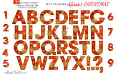 Christmas Alphabet | Christmas Abc Font inside Christmas Alphabet Png
