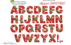 Christmas Alphabet| Christmas Alphabet Sublimation| Abc Png pertaining to Christmas Alphabet Png