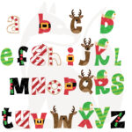 Christmas Alphabet Christmas Png Letters Christmas Font Doodle For Christmas Themed Alphabet Letters