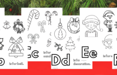 Christmas Alphabet Coloring Pages: Free Printable For Kids Of All pertaining to Christmas Alphabet Coloring