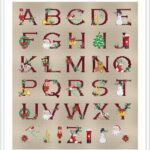 Christmas Alphabet Cross Stitch Patternlucie Heaton, Pdf With Regard To Christmas Alphabet Cross Stitch Patterns