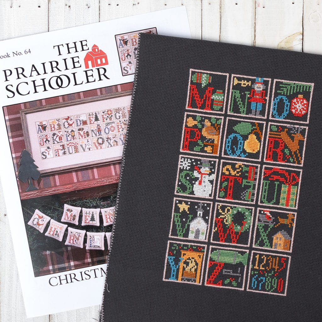 Christmas Alphabet Cross Stitch - The Jolly Jabber Quilting Blog with regard to Prairie Schooler Christmas Alphabet