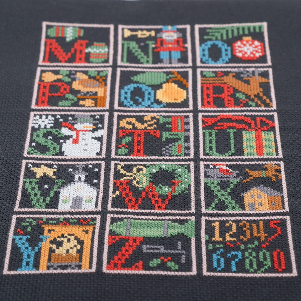 Christmas Alphabet Cross Stitch - The Jolly Jabber Quilting Blog with regard to Prairie Schooler Christmas Alphabet