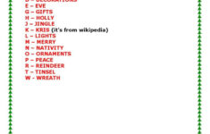 Christmas Alphabet: English Esl Worksheets Pdf &amp; Doc inside Christmas Alphabet Answers