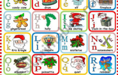 Christmas Alphabet - Esl Worksheetkatiana in Christmas Things Alphabet