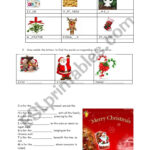 Christmas Alphabet   Esl Worksheetmavon Pertaining To Christmas Alphabet 1955