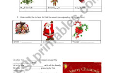 Christmas Alphabet - Esl Worksheetmavon pertaining to Christmas Alphabet 1955
