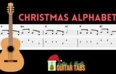 Christmas Alphabet Guitar Tab regarding Christmas Alphabet Chords