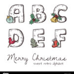 Christmas Alphabet Hi Res Stock Photography And Images   Alamy In Alphabet Christmas Theme