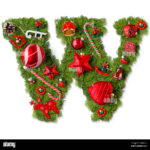 Christmas Alphabet Hi Res Stock Photography And Images   Alamy Inside Alphabet Letters With Christmas Designs