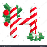 Christmas Alphabet Illustration Letter H Tree: Stockillustration Pertaining To Christmas Alphabet Letter H