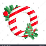 Christmas Alphabet Illustration Letter O Tree Stock Illustration For Christmas Alphabet Letter O