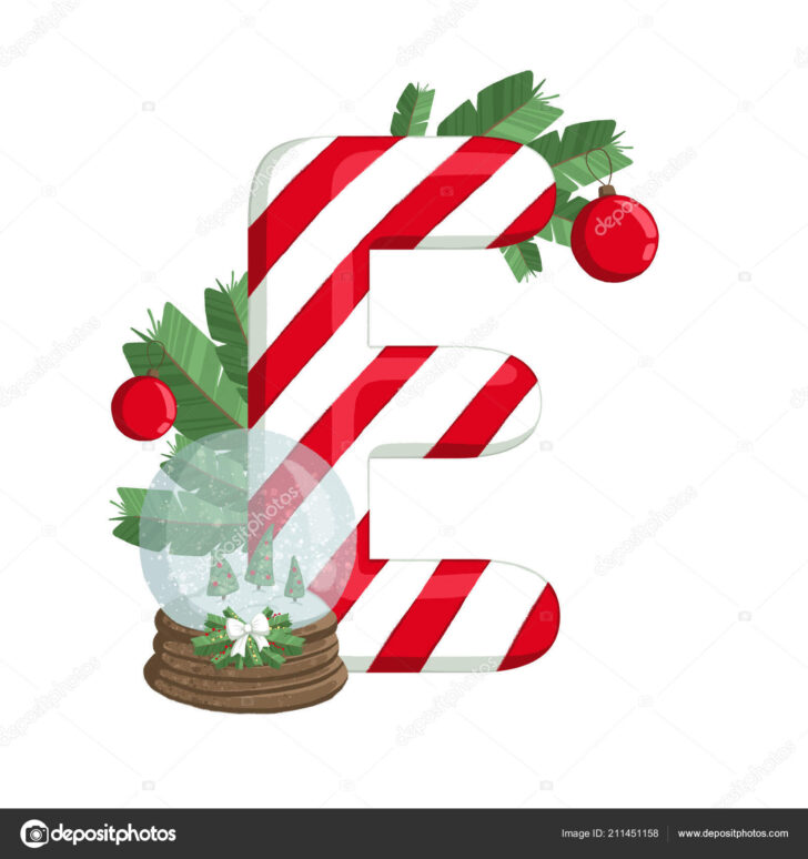 Christmas Alphabet Letter E