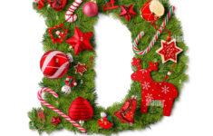 Christmas Alphabet Letter D Isolated On White Stock Photo - Alamy regarding Christmas Alphabet Letter D