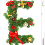 Christmas Alphabet Letter E Stock Image   Image Of Isolated, Ball Inside Christmas Alphabet Letter E