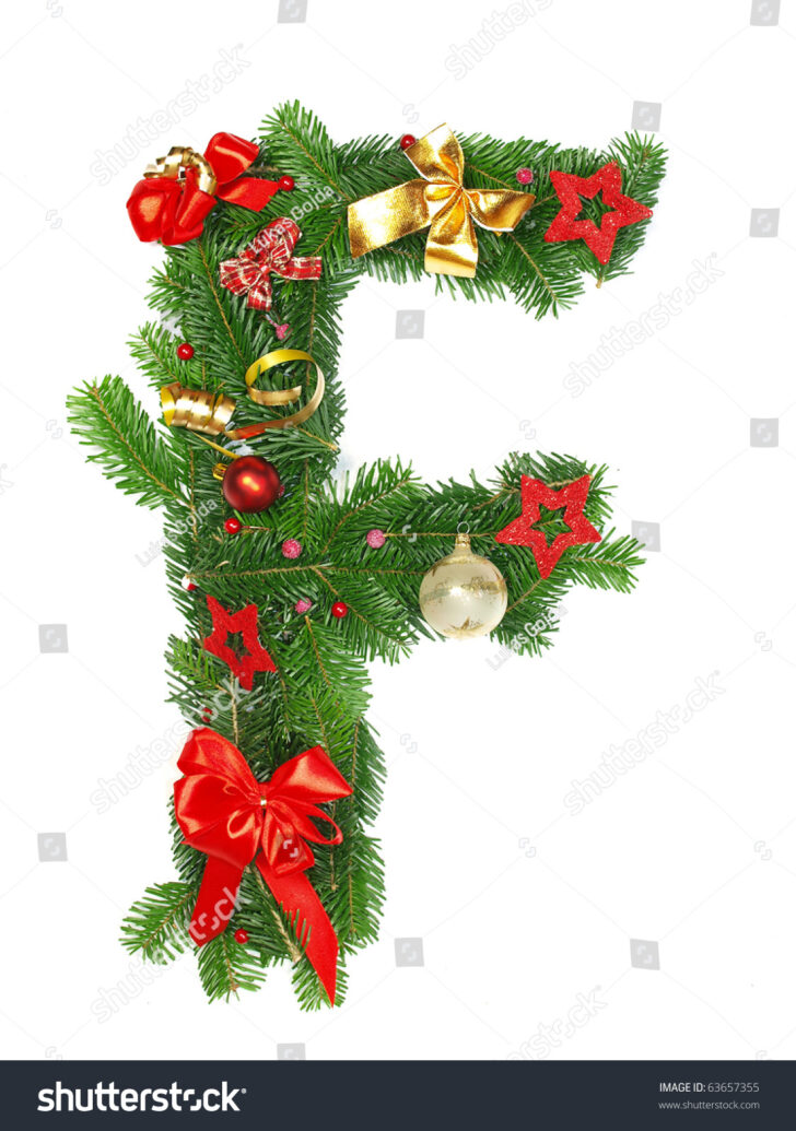 Christmas Alphabet Letter F