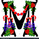 Christmas Alphabet Letter M Vector Version: Stock Vektorgrafik Regarding Christmas Alphabet Letter M