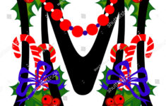 Christmas Alphabet Letter M Vector Version: Stock-Vektorgrafik regarding Christmas Alphabet Letter M