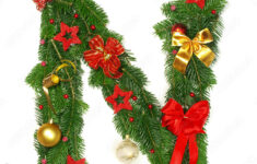 Christmas Alphabet Letter "N" Stock-Foto | Adobe Stock for Christmas Alphabet Letter N