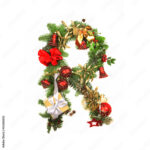 Christmas Alphabet Letter R Stock Foto | Adobe Stock In Christmas Alphabet Letter R