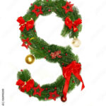 Christmas Alphabet Letter "S" Stock Foto | Adobe Stock Inside Christmas Alphabet Letter S